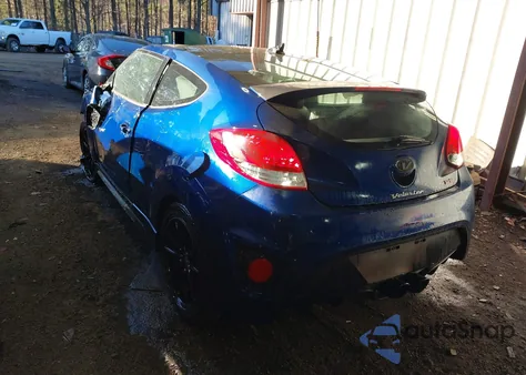 2016 Hyundai Veloster Turbo из США, поврежденный, VIN KMHTC6AE6GU291992